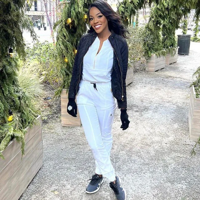 spa uniform women fashionable nurse white uniform designs srubs medical scrubs uniform nurse nurse scrub suit design