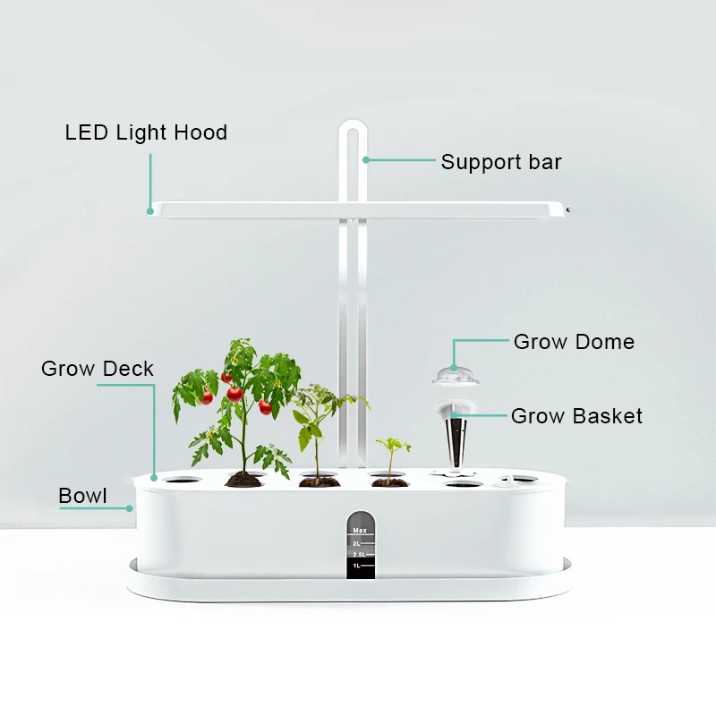Endless Fun Hydroponic System Smart Indoor Vegetable Planter For Living Room