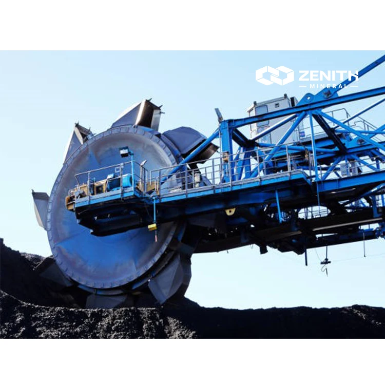 New design coal stacker reclaimer price with rubber conveyor belt for sale