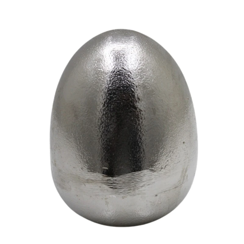 Set of 2 Small Decorative Statue Look Rabbit Aluminium Rough Nickel Colour for Home Decoration Table Decoration