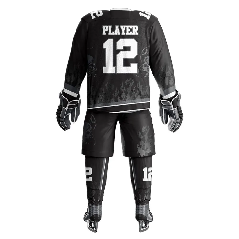 colorful design Custom Number & Team Name Sublimation Ice Hockey jersey Uniform