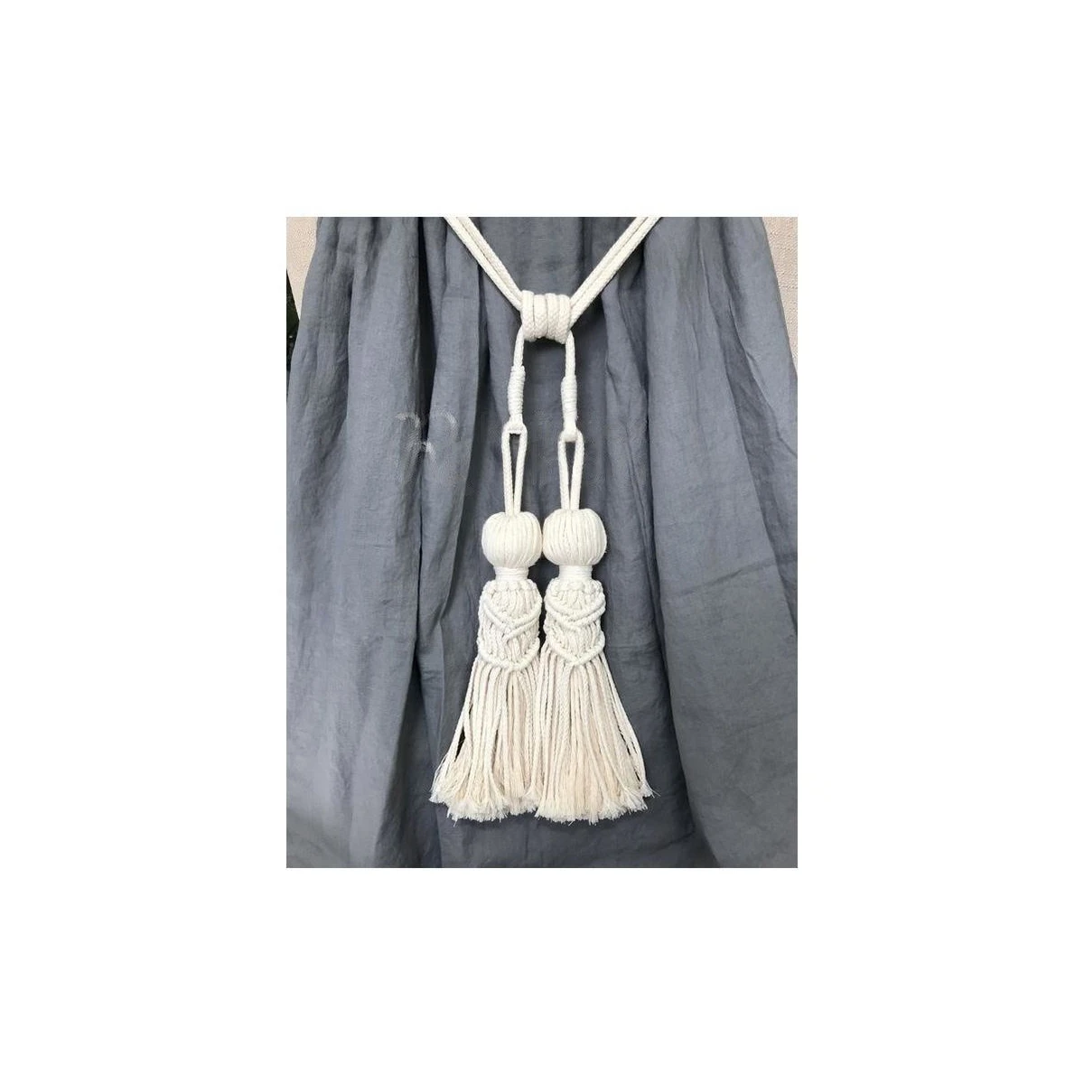 Завязка для штор макраме завязка в форме шара или листа