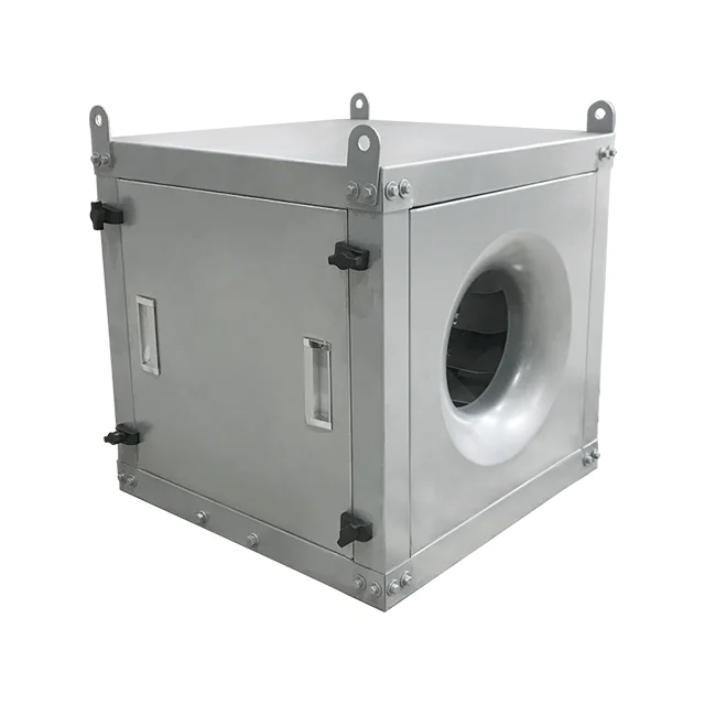 550W 1400RPM  Inline Square Centrifugal Fan  Direct Drive