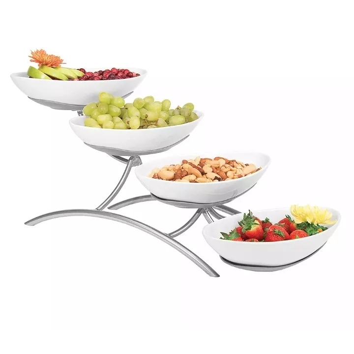 Wedding Parties Cake Server Stand For Sale Handmade Design Metal Cup Cake Stand For Hotel Tableware Decoration Accessories