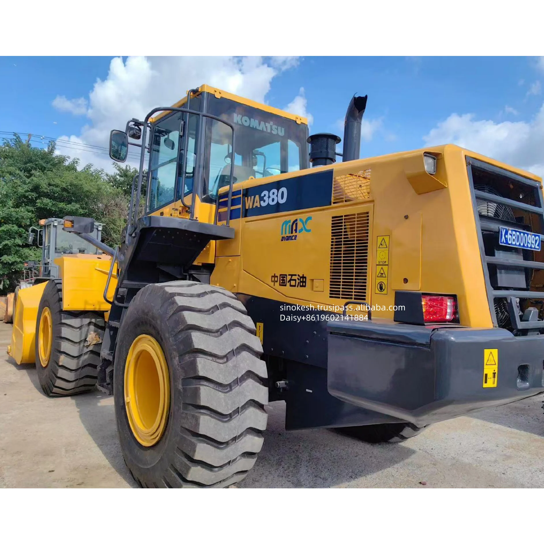 Оригинальный японский подержанный погрузчик KOMATSU WA380 высокое качество низкая цена колесный wa380-6 горячая распродажа