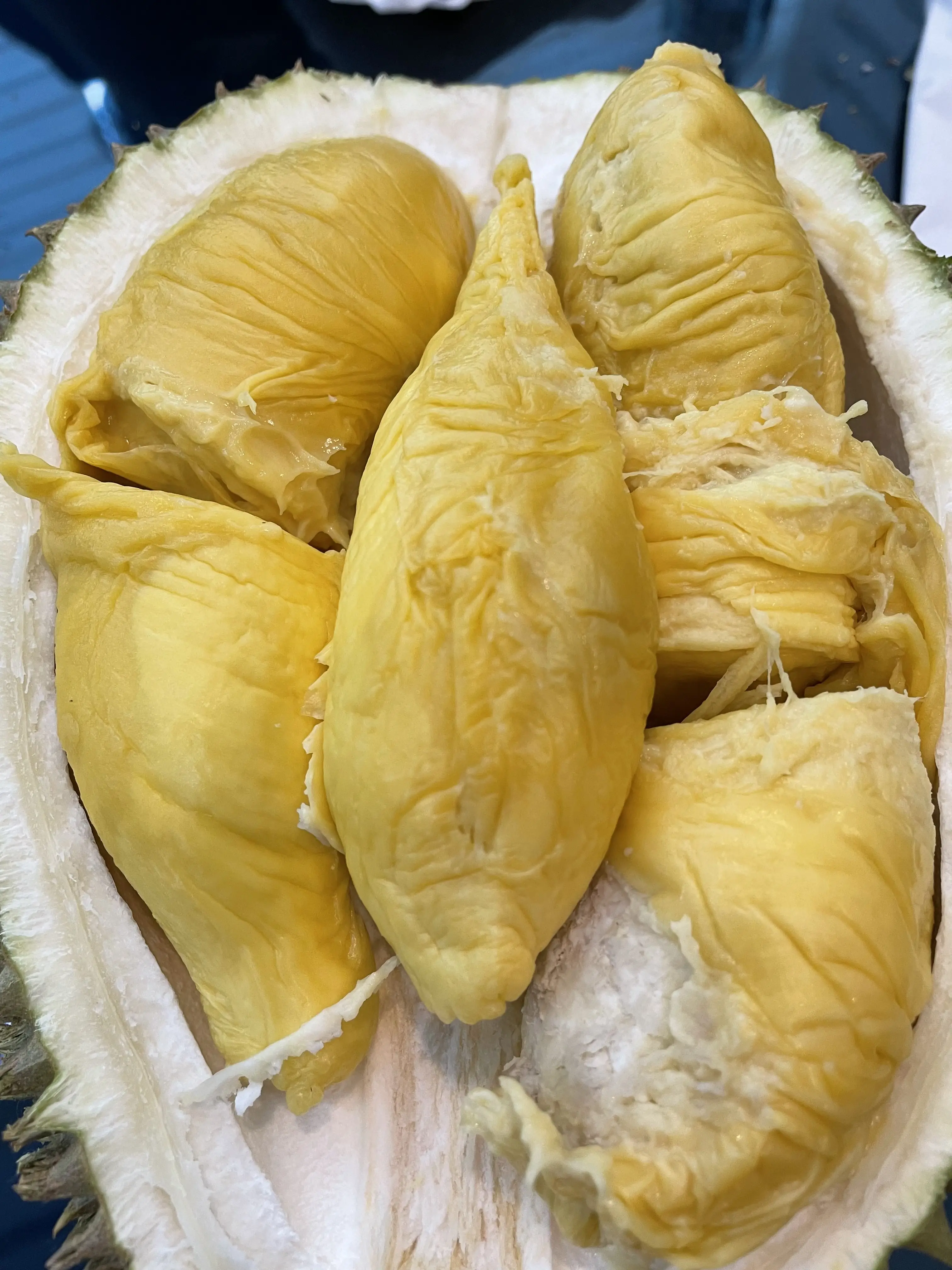 Best Fresh Durian Smelly Fruit Tropical Fruit Malaysian Thorny D197 Durian Pulp Tray Green Fruit