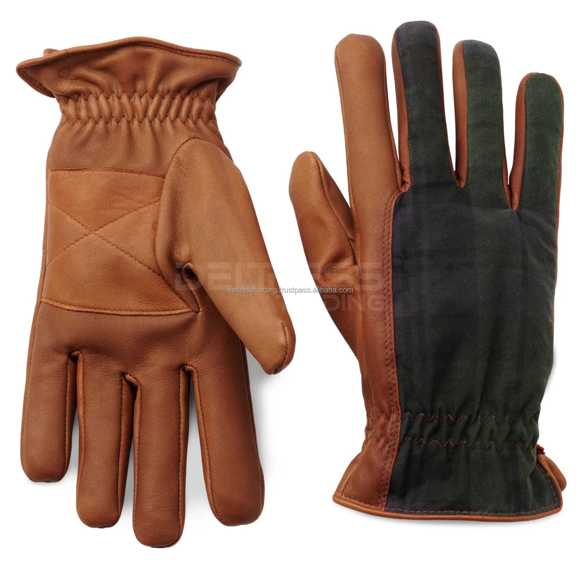 Leather And Wool High Quality Biker Gloves Driving Gloves Premium Comfort Level Leather Cycling Gloves Customize Your Design