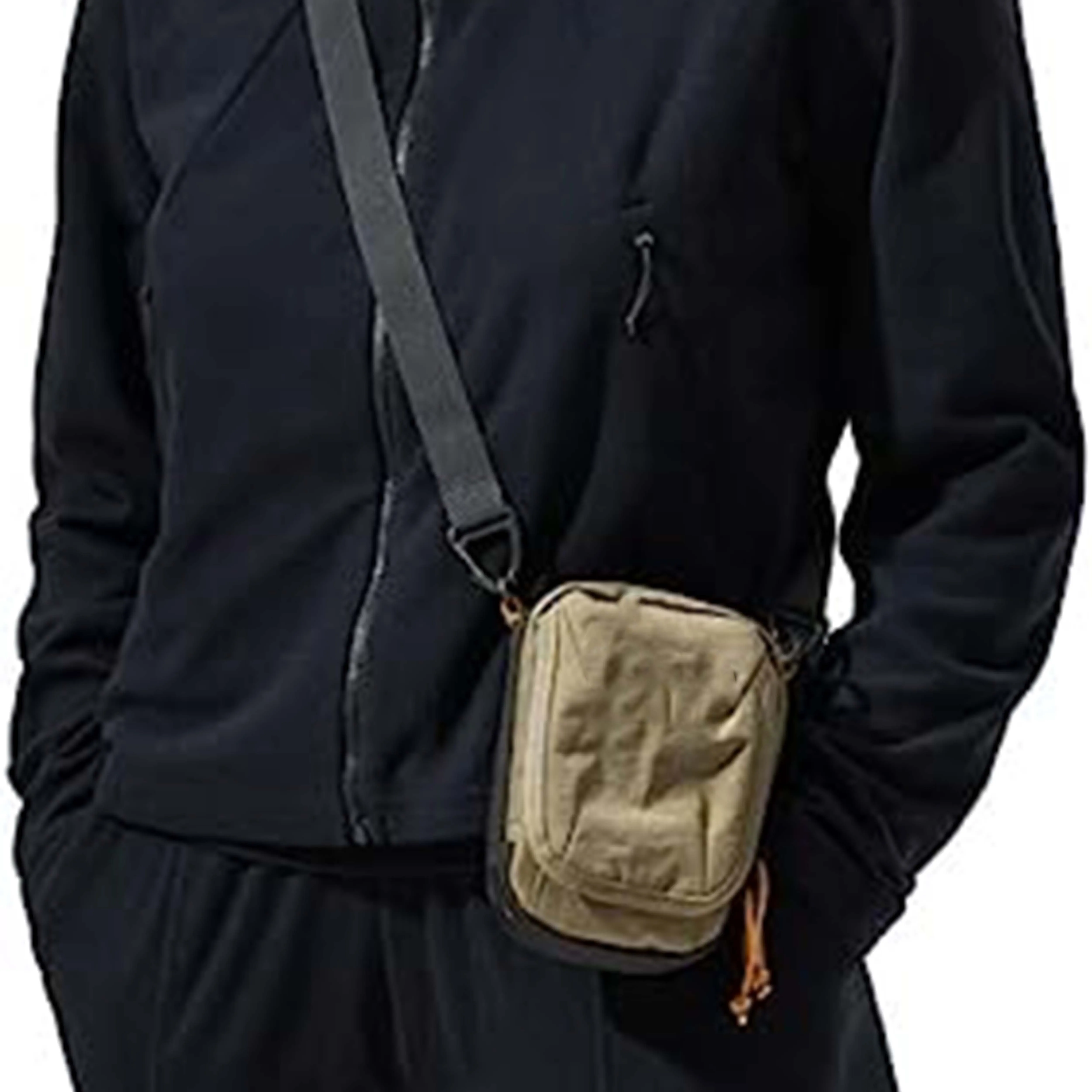 Wholesale Bulk Qty Durable Handmade Factory Made Personalized  Canvas Messenger Sling Bag Add custom Text/logo for outdoor