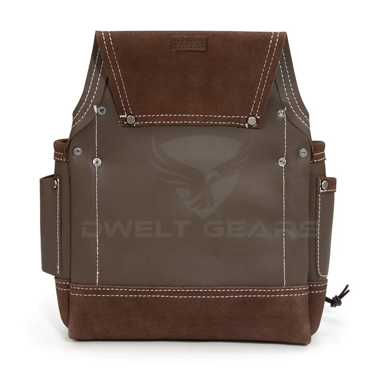 2023 High Quality Customize Leather Made Multi Pockets in Tool Bag OEM