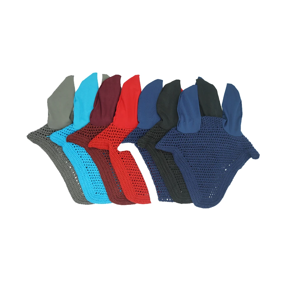 Лучшая цена удобная Ушная шапка мягкая и глубокая вуаль для верховой езды прочная легко носить дышащая