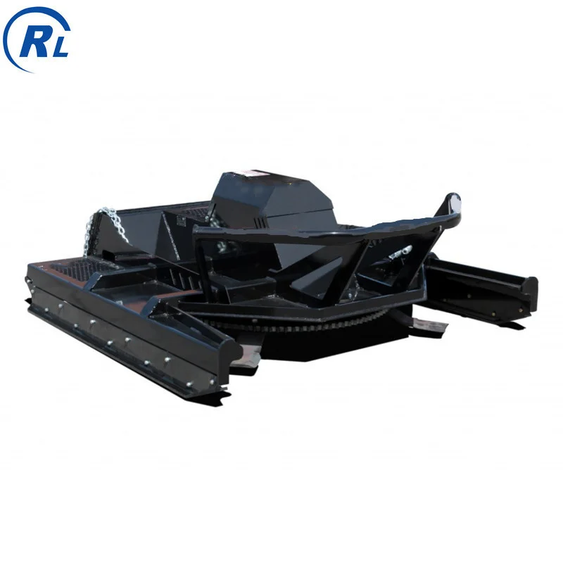 OEM and Custom heavy duty industrial grade high flow skid steer brush mover,  brush cutter for forest machinery
