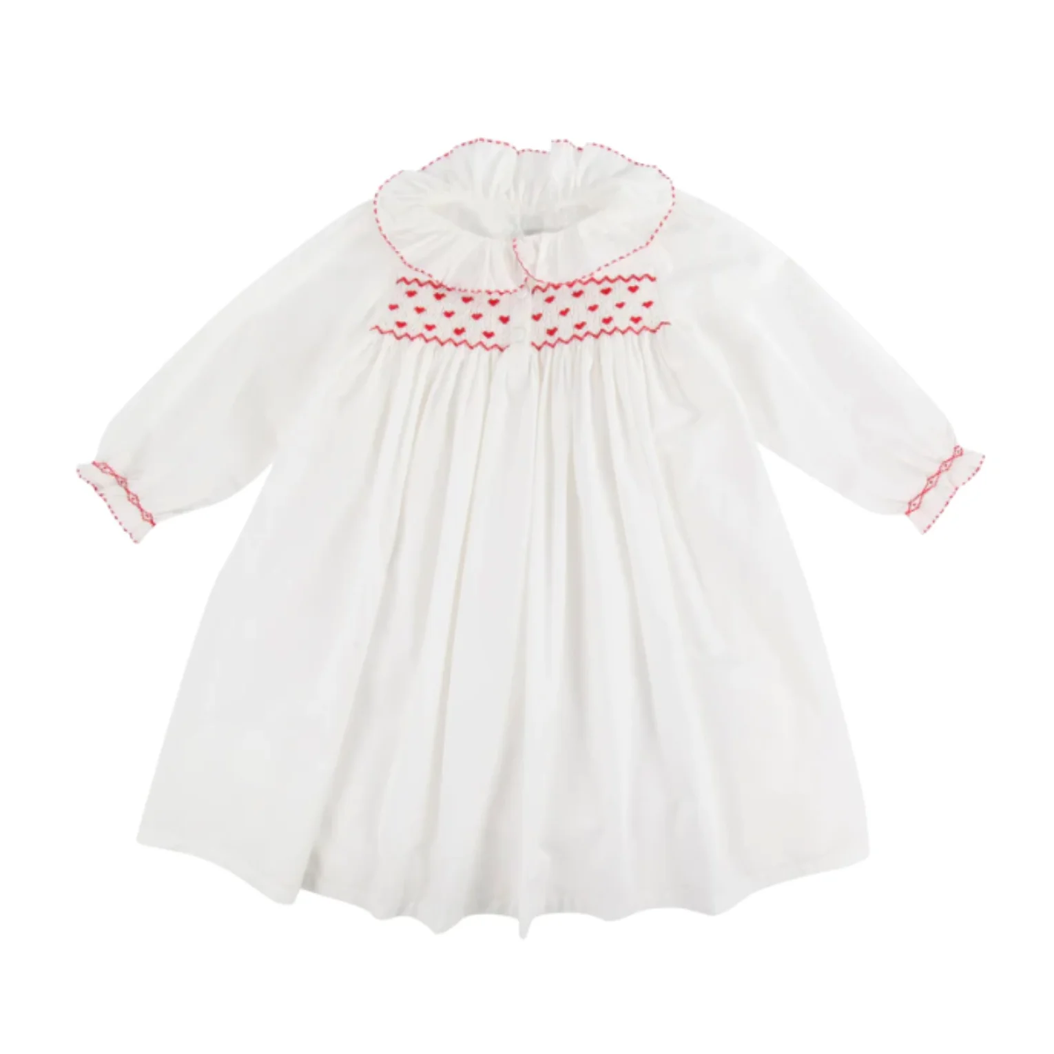 Wholesale Children Clothes Hight Quality Girl Smocked Dress Pajamas From 2M To 12Y Soft Comfortable Long Vietnam Manufacture