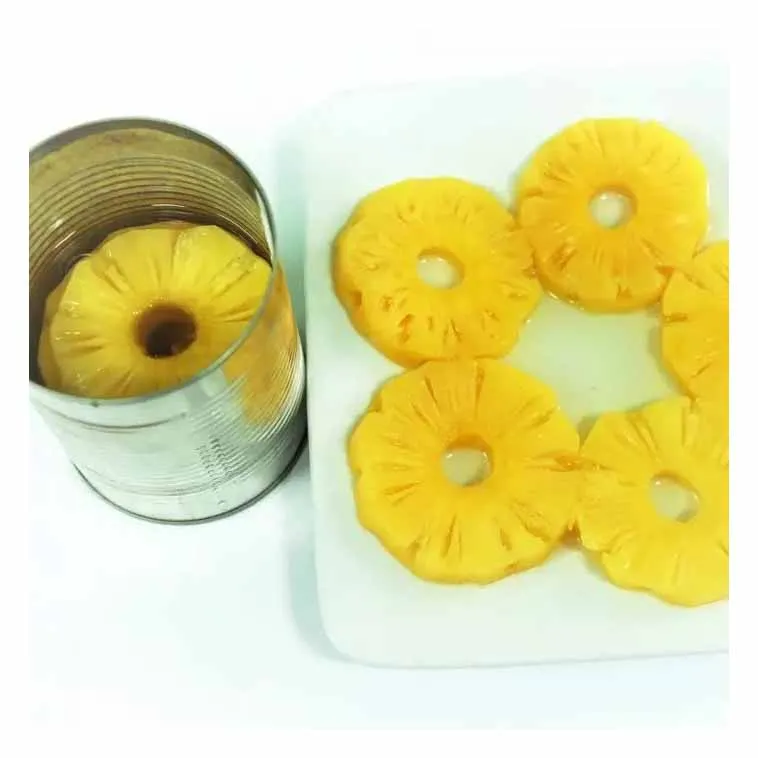 Хит продаж высококачественный ломтик королевы ананаса консервированные фрукты 580 мл в легком сиропе прямая Заводская банка