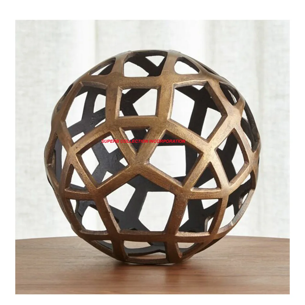 Silver Antiqui Prism,Cube and Sphere Shape Sculpture For Home Decor Indoor Decorative