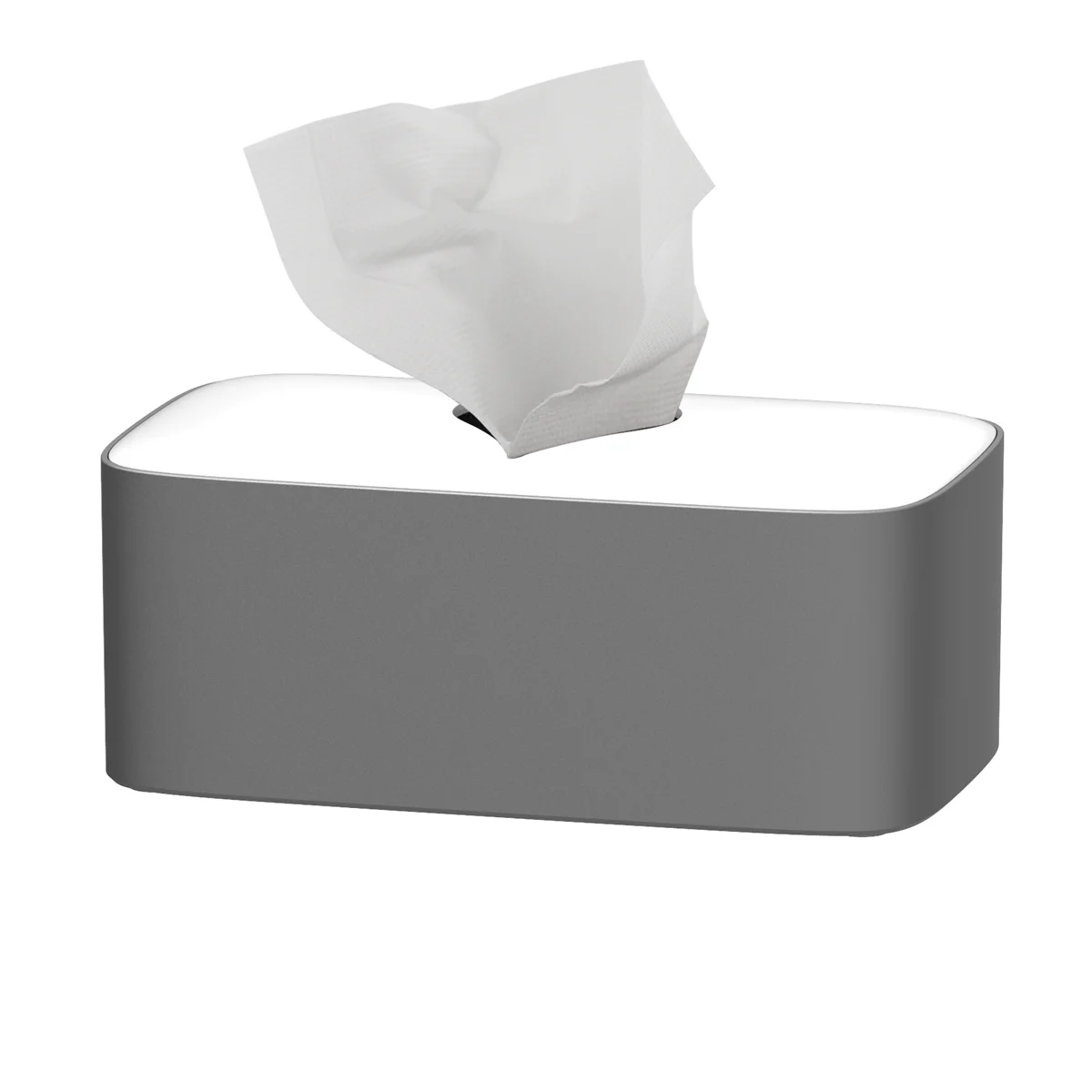 ABS plastic white black grey hotel paper plate and napkin dispenser