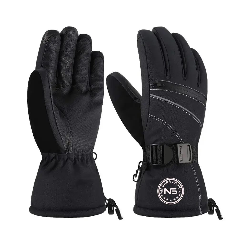 Winter Warmest High Quality Super Heated Latest Design Ski Riding Gloves Waterproof Breathable Winter Snow Skiing Gloves