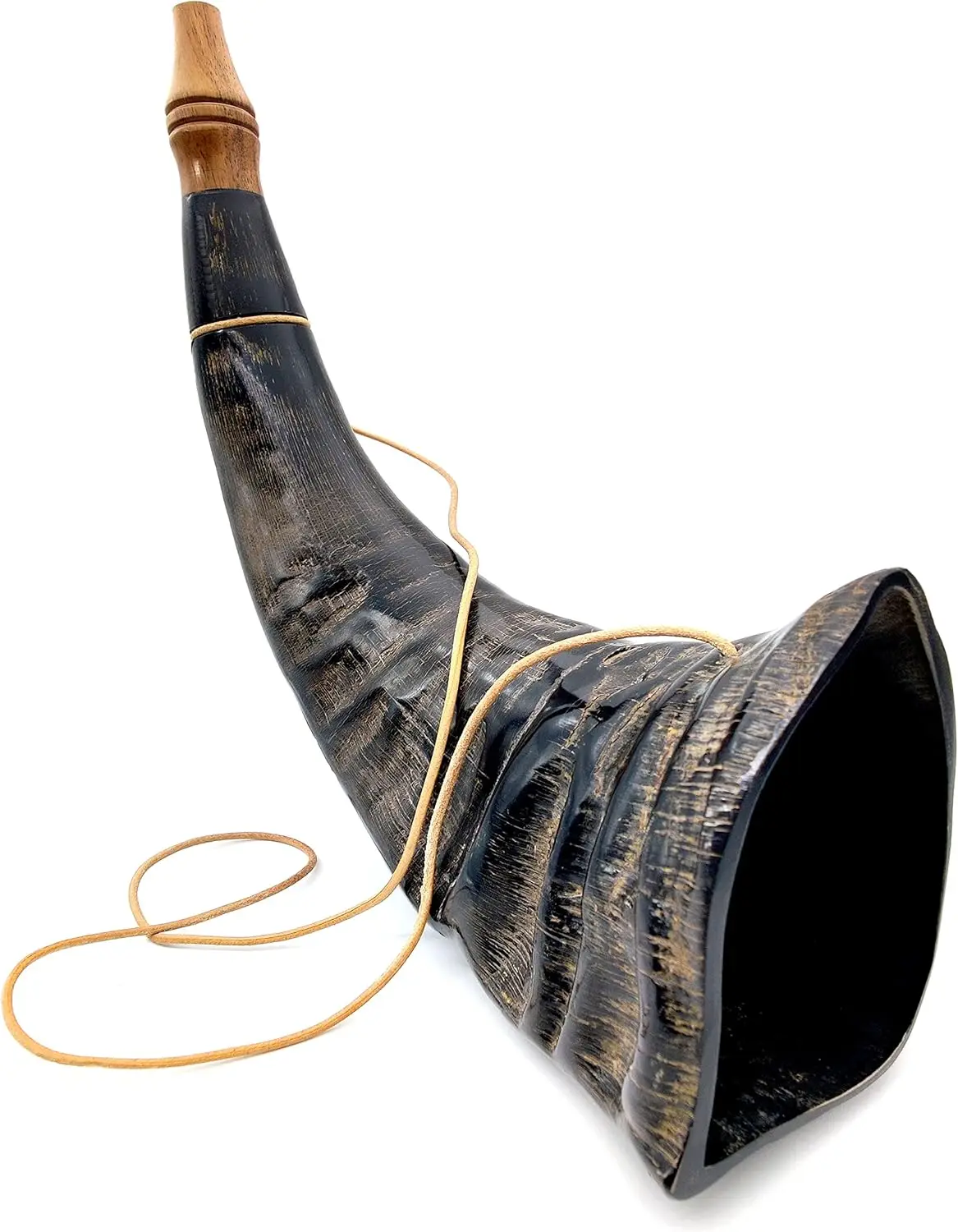 Handmade Natural Touch of Viking Blowing Horn Battle Sounding Horn War Product Premium Ox Horn Manufacturer from Blatant Exports