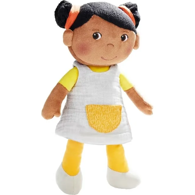 29 cm Soft Body Cuddle Doll with embroidered face clothes and shoes sewn on for 18 months baby Welcome Gift dolls for girls