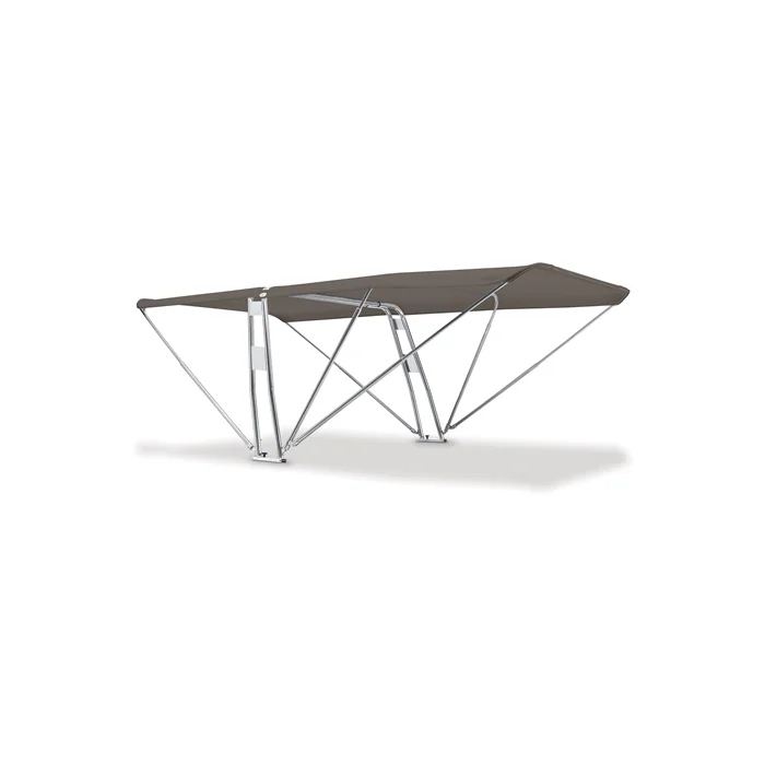 Top Roll Bar Superior with Bimini Tops for Boat -Double Tube with Folding System Stainless Steel - Perfect for Boat Trip