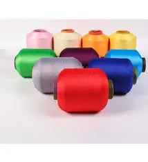 30/1000 High Tenacity Bright Dyed Embroidery Yarn with Fancy Lurex Metallic Filament Yarn for Sewing and Crafting