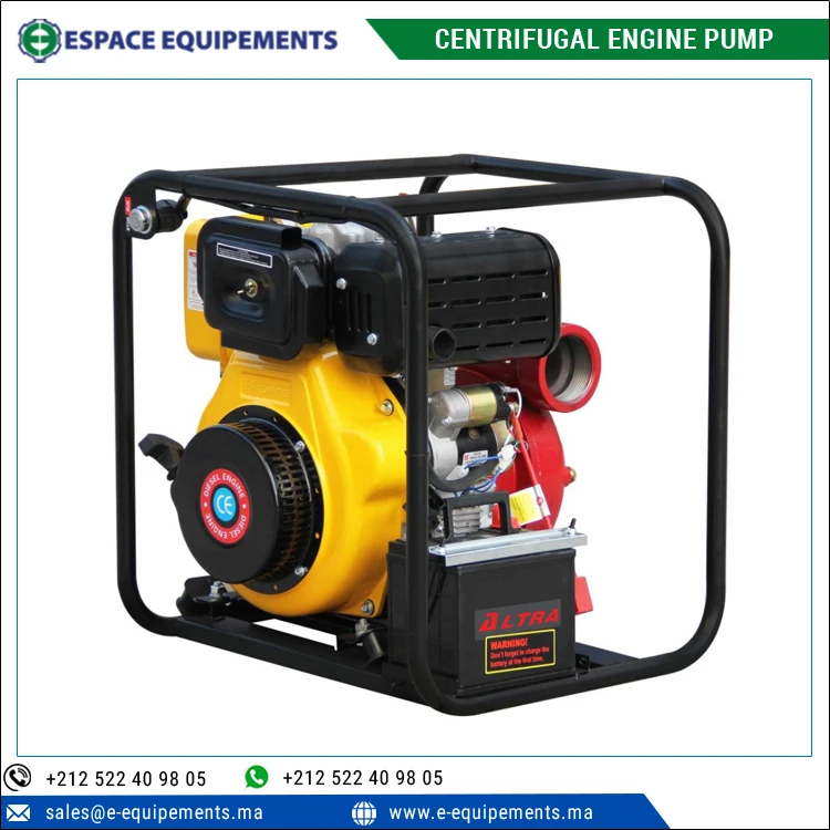 Best Quality Durable and Reliable High Pressure Centrifugal Diesel Engine Water Pump for Emergency Recuses, Construction Site