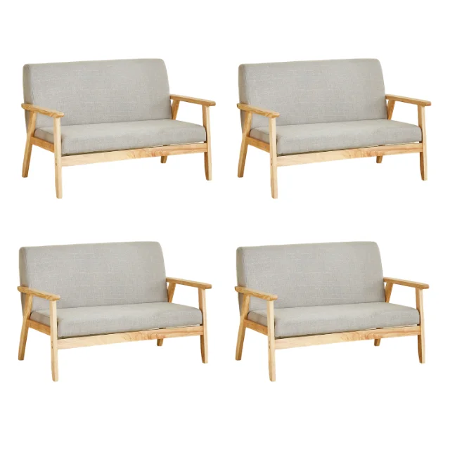 White color modern extra long leather or fabric sofa for home furniture direct Factory