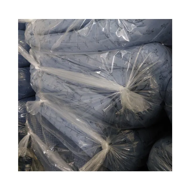 Korea COTTON 100% stock lot textile Cotton knit Fabrics print design floral dot plain plaid solid flower checked