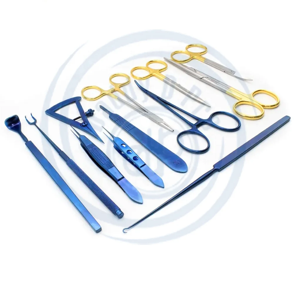 Blepharoplasty Set Surgery Instruments Set 13 Pcs / Plastic Surgery Set / Eyelid Surgery Set High Quality CE APPROVE DADDY D PRO