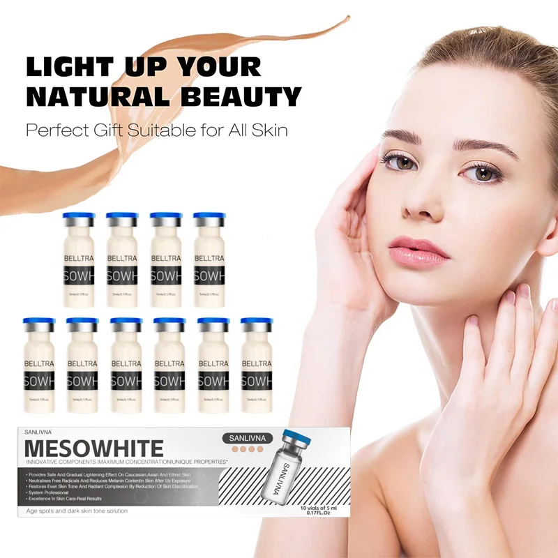 Whitening cream  korean derma pen serum kit 8ml x 12 vials stayve bb cream glow white meso serum foundation skin booster kit