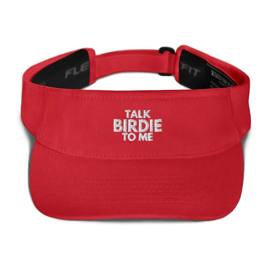 Шляпа Talk Birdie To Me козырек-забавная вышитая для гольфа Солнцезащитная козырек быстросохнущая широкополая Регулируемая Кепка гольфистов