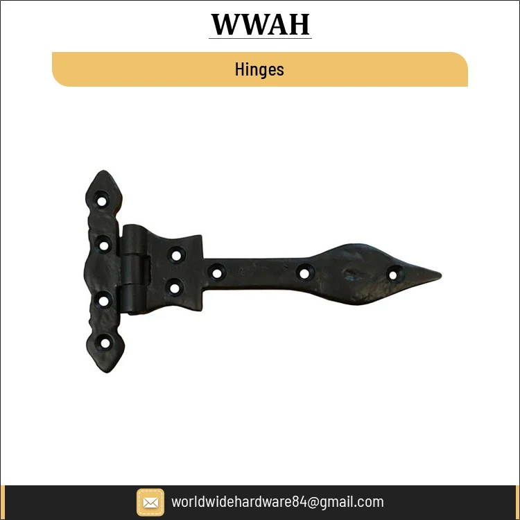 Hot Sale Architectural Door Window Accessories Hardware Cast Iron Door Window Gate Furniture Screw Hinges Supplier