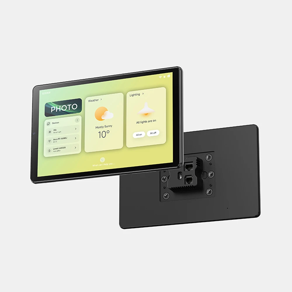 Sleek design wall mounted tablet android with zigbee thread nfc wifi support ODM touch screen 10 inch android tablet poe