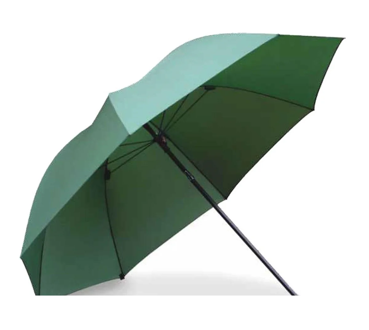 100%, сделанный в Италии, длинный и большой ручной зонт для охотников и рыбаков с металлическим шестом и длинными ребрами
