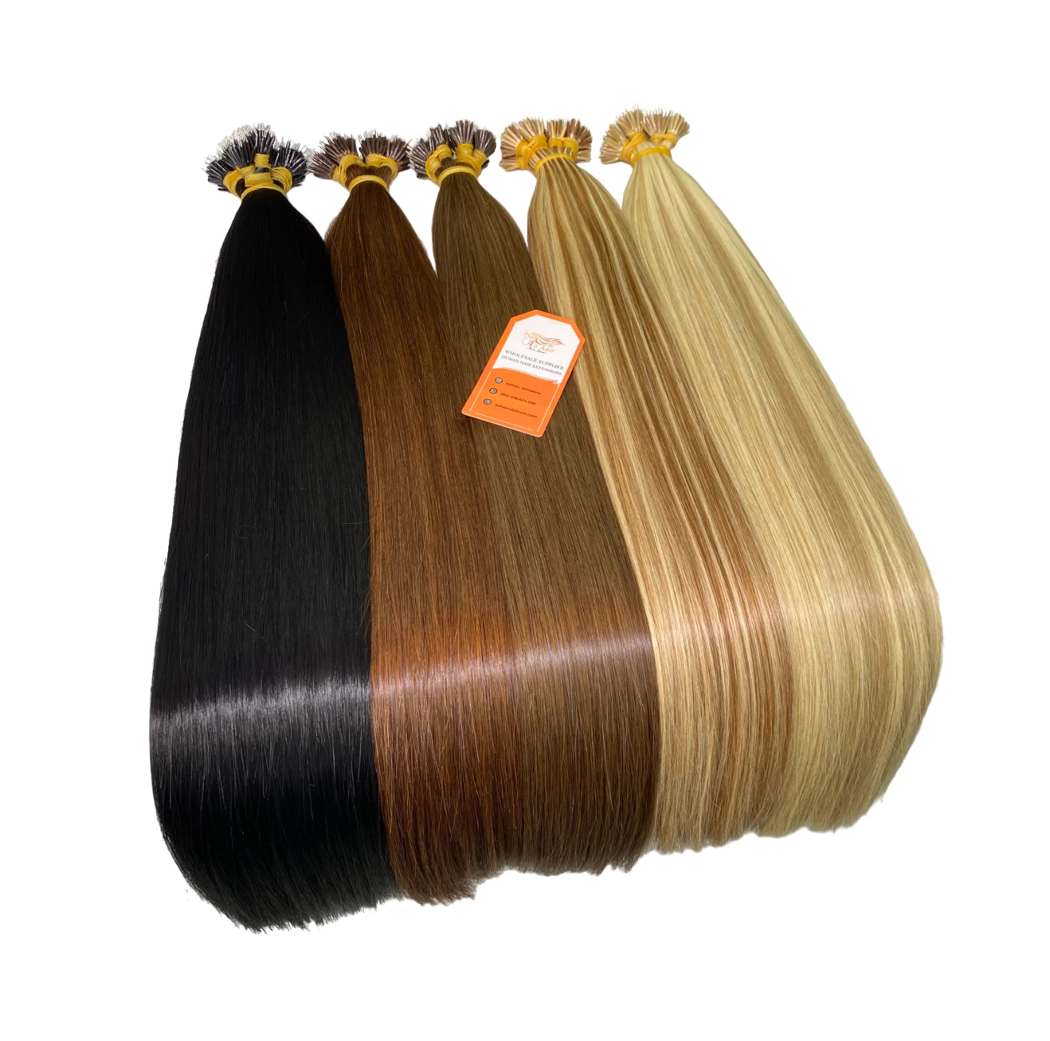 Wholesale Thick End Double Drawn Remy Vietnamese Keratin Flat U Nano I Tip Hair Extensions Best Price