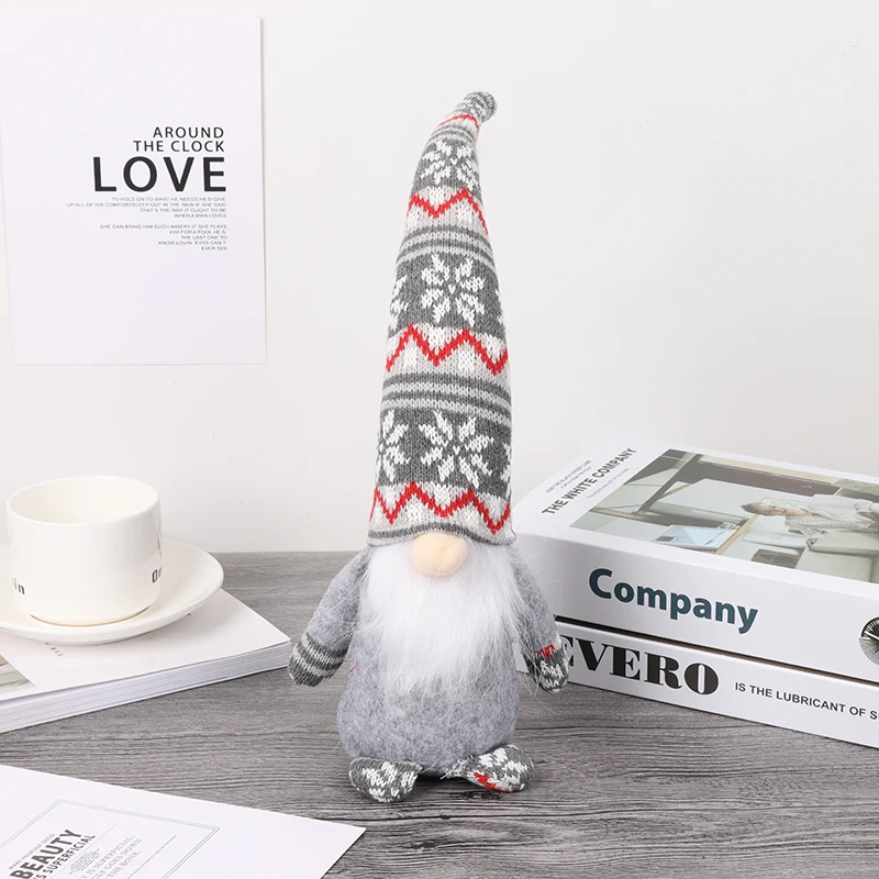 2022 Christmas Elf Plush Gnomes Toys Cute Stuffed Christmas Gnome easter Decorations Mascots Ornament Valentines gnomes Elf Doll