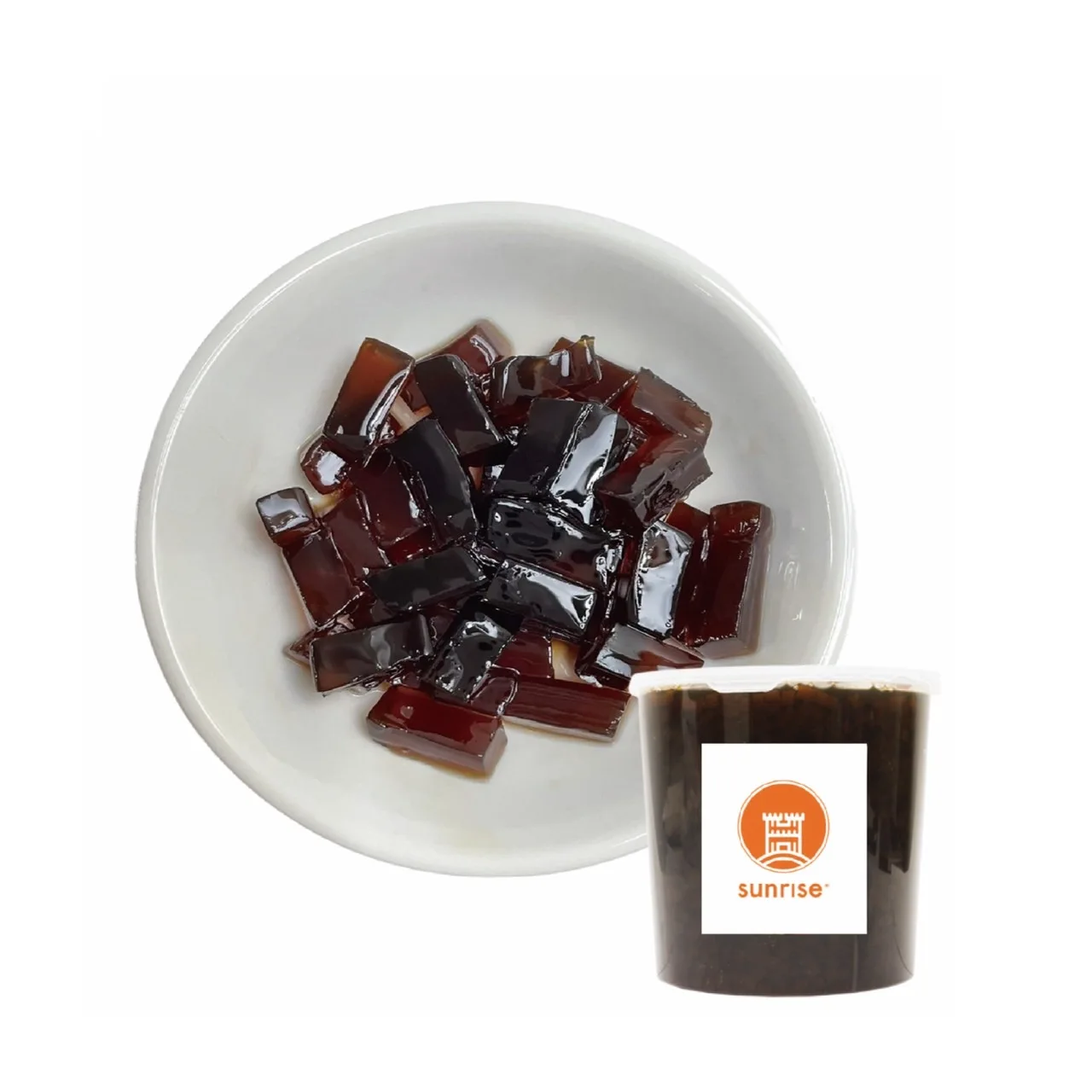 Taiwan bubble milk tea ingredients tasty coconut flavor nata de coco