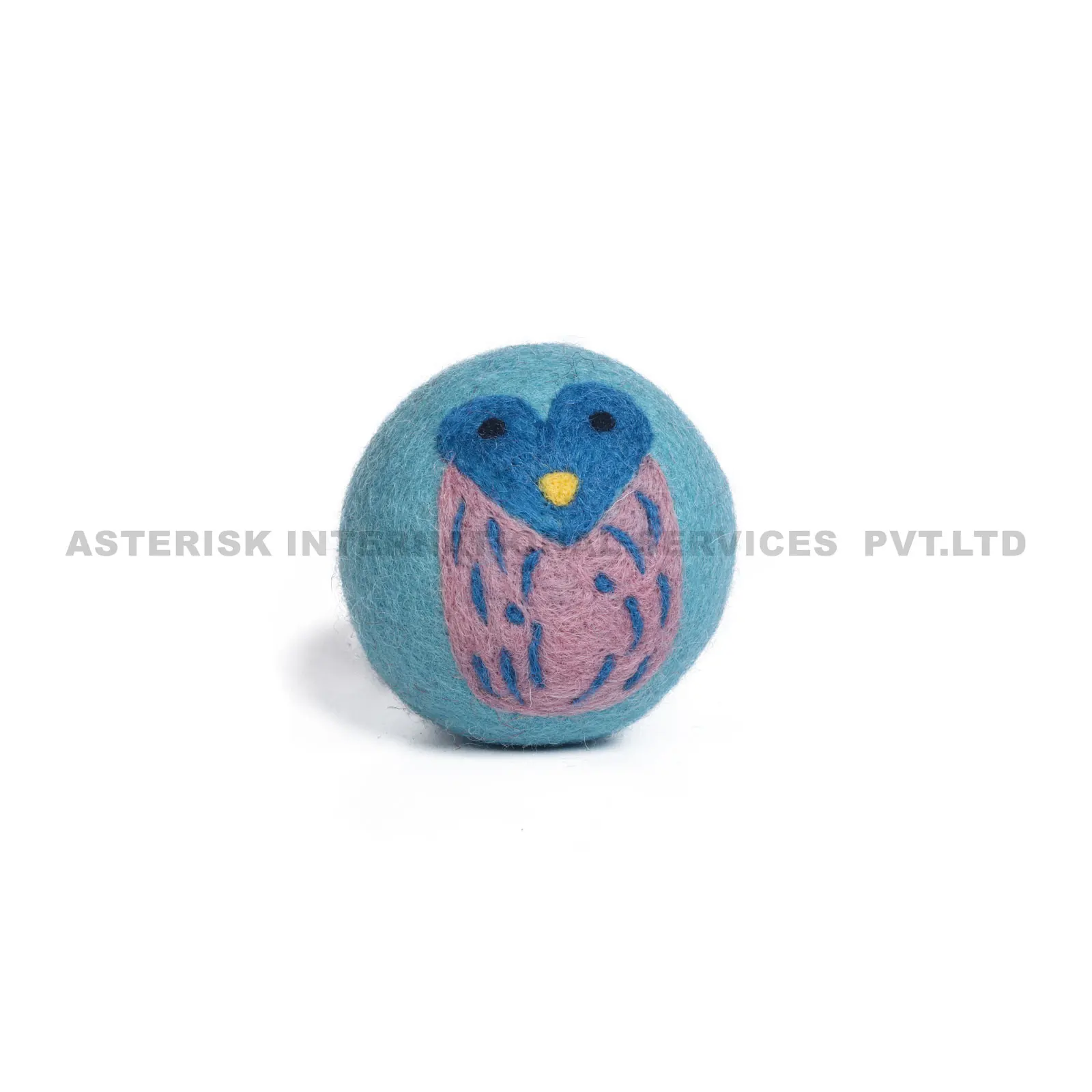 Ecofriendly Dryers Balls Wool Felt Cute Bird And Animals Christmas Craft Ball Handmade Room Decoration Laundry Washing Balls