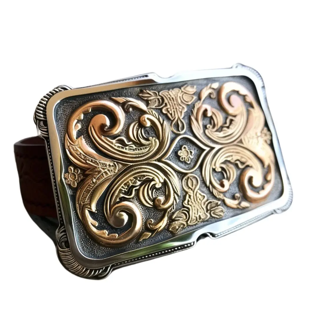 Personalized Metal Zinc Alloy Cowboy Belt Buckle Men