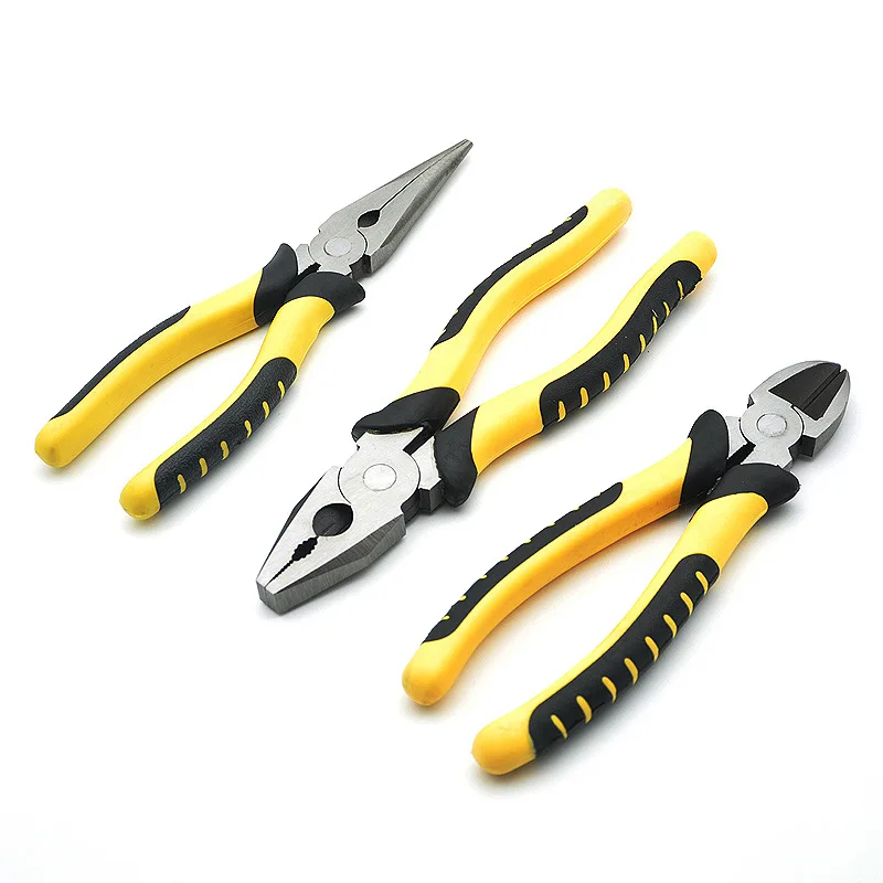 Hot selling multifunctional stainless steel wire pliers aluminums electrical pliers labor-saving pointed nose pliers