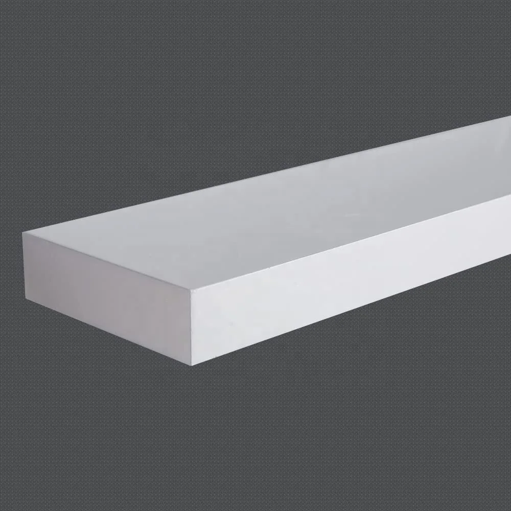 custom white hidden bracket floating shelf thick wood shelf pine wood shelf
