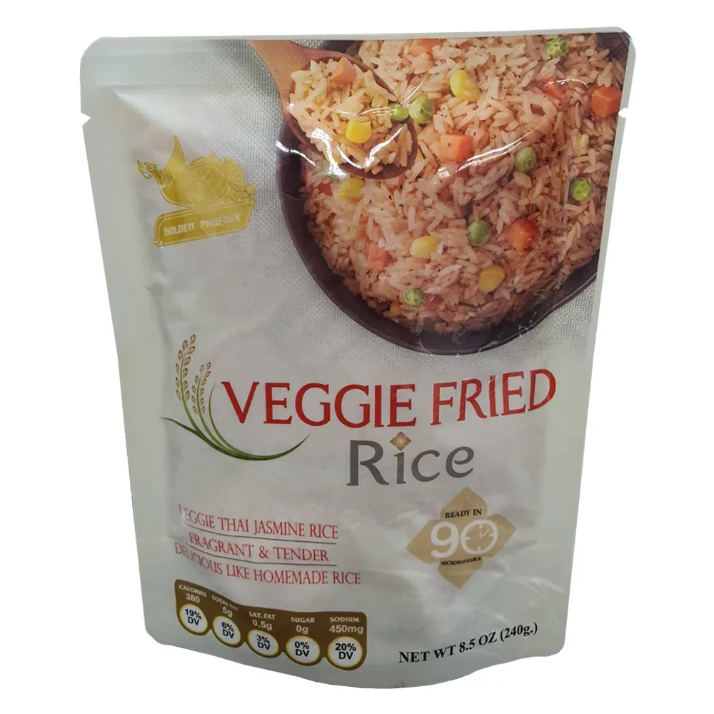 Готовый к еде-жареный рис для овощей, тайский жасмин, рисовый пакет в пакете, 240 г, еда и напитки, здоровый, мгновенно готовый к еде