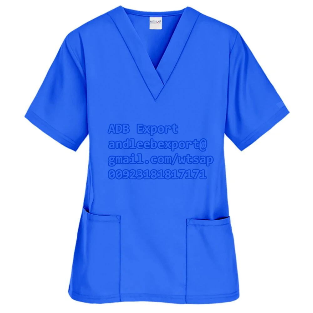 XRAY UNIFORMS Wholeasle Unisex Printed Nursing Scrubs Stretchy SMS Material Hospital Robes Patient Gown Lab Coat Surgical Scrubs