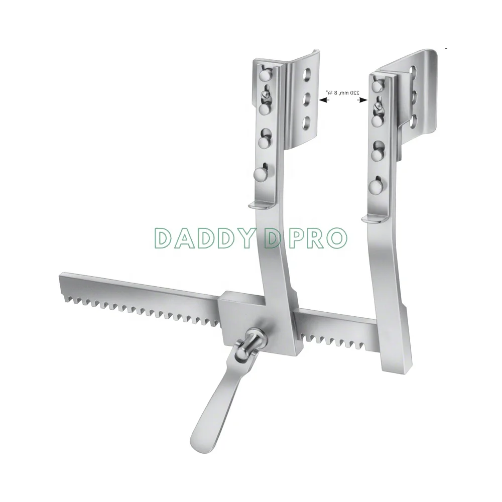 BURFORD FINOCHIETTO RIB RETRACTOR With Blades German Stainless Steel Cardiovascular Surgical Instruments RIB SPREADER RETRACTOR