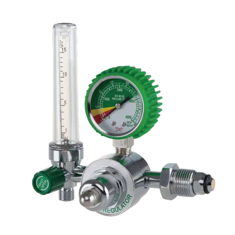 Control Flow Multifunction Medical Oxygen Flowmeter Regulator with Humidifier for hospital