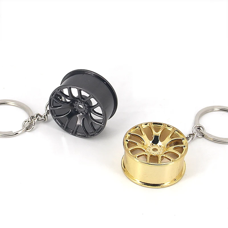 2024 Hot Selling Metal Car Keychains Wheel Hub Brake Disc Gearbox Blower-Unique & Stylish Keychains