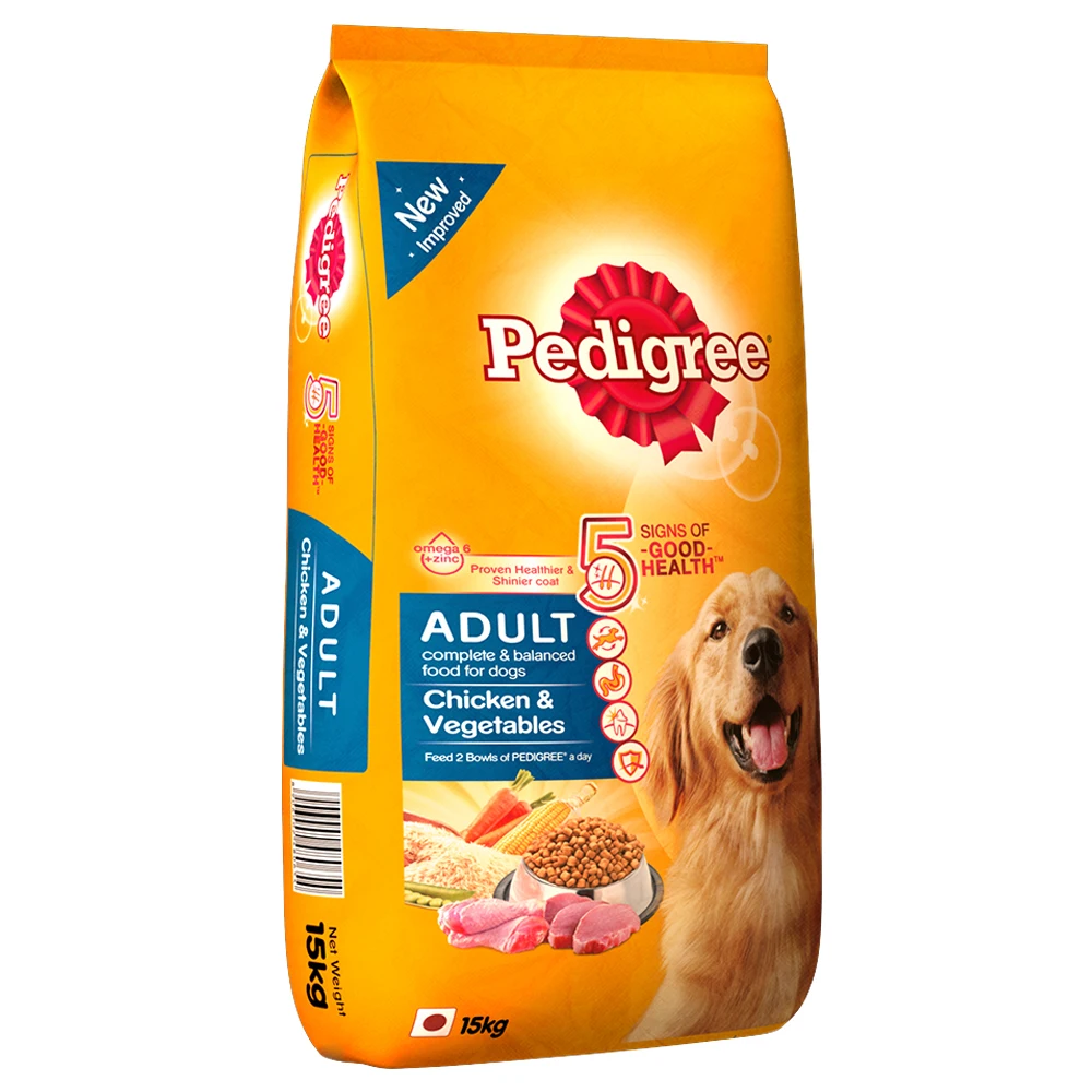 Cheap High Quality Customized Printed Wholesale Pedigree dog food 1.5kg Pedigree Pet Food for sale