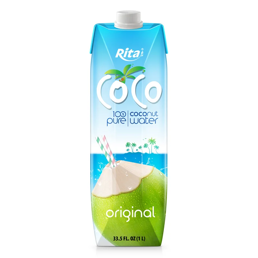 Best Quality 1L Paper Box Coconut Water With Mango From Vietnam Supplier Good Choice Top Selling OEM ODM Service