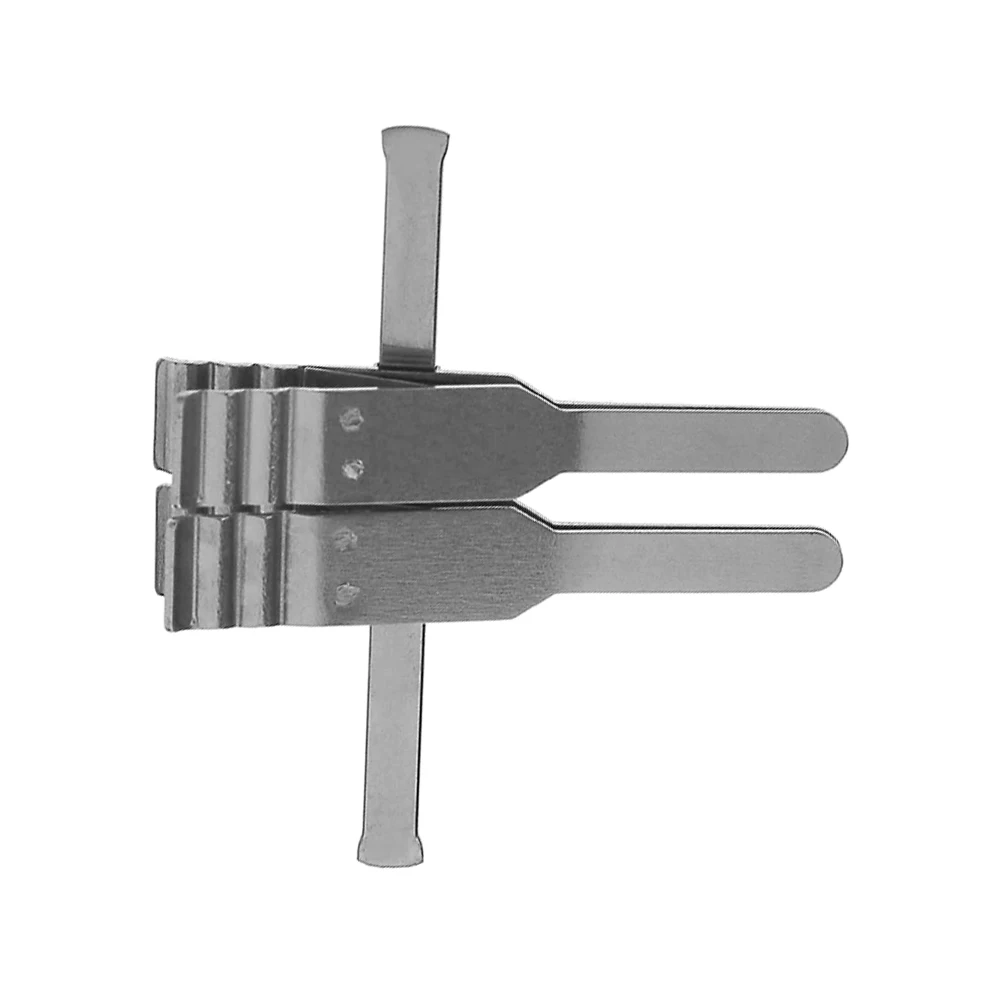 Hand Applied Approximator Clamp Flat Jaws Double Without Frame Vessel Microvascular Clamps