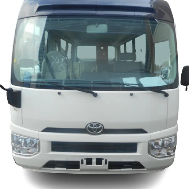 High quality 30 seats diesel engine LHD toyota coaster passenger bus for sale used