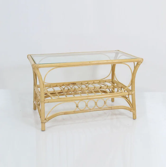best seller Handmade rattan living room chair set luxury rattan living room furniture set